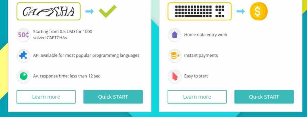 captcha typing work without investment